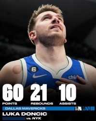 APP下载-历史唯一60+20+10！神奇小子东契奇导演奇迹之夜